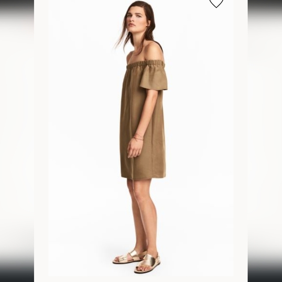 H&M OFF SHOULDER MODAL DRESS - Picture 1 of 5